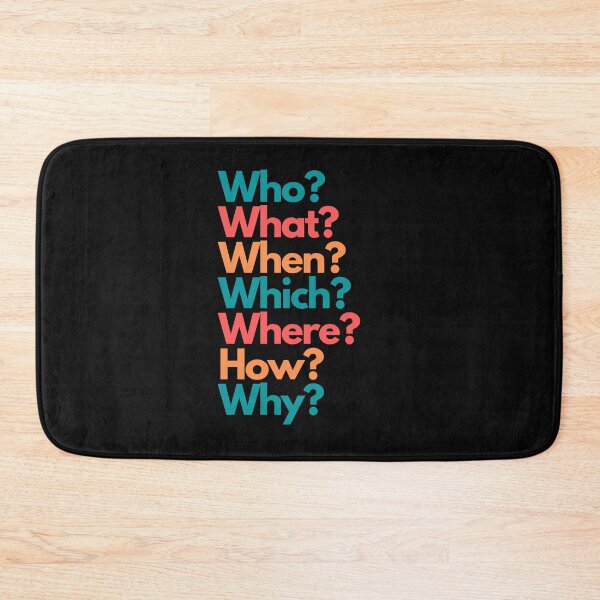 Item preview, Wh Questions designed and sold by Garalama.