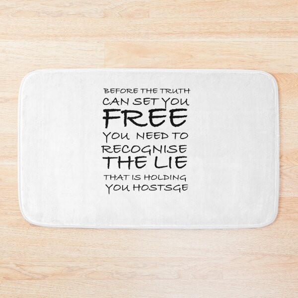 Item preview, Before the truth can set you free you need to recognise the lie that is holding you hostage. designed and sold by sourceoflife.