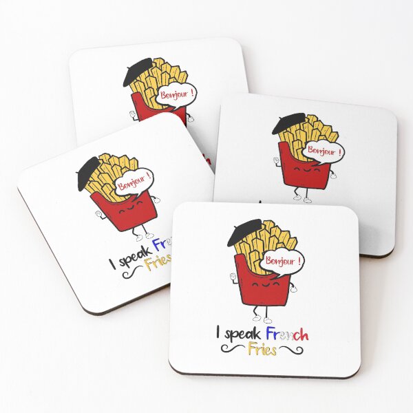 Item preview, I Speak French Fries designed and sold by VintagePathway.