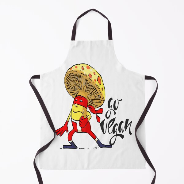 Item preview, Go Vegan Super Ninja Mushroom Mixed Martial Arts MMA Superhero designed and sold by ProjectX23.