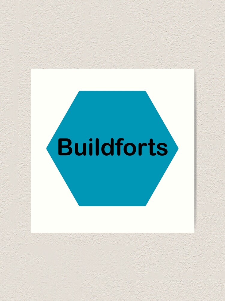 Alternate view of Buildforts Art Print