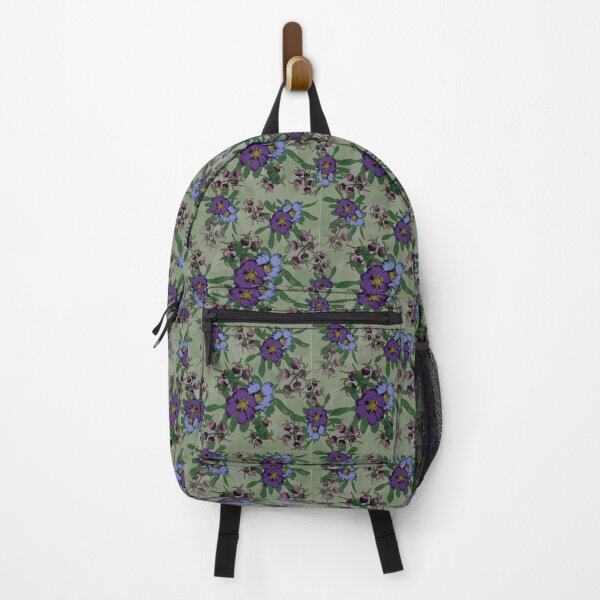 Item preview, Wild Roses & Rose Hips - green / purple designed and sold by lizart-creative.