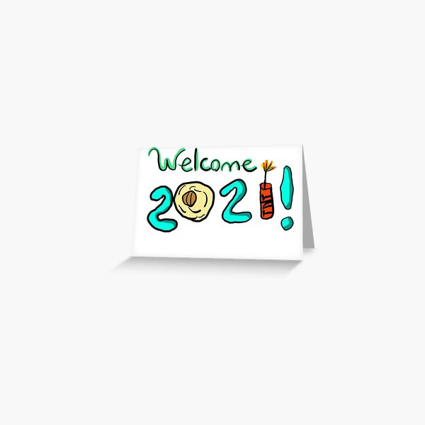 Item preview, Welcome 2021 dynamite pun designed and sold by Herdin-Animals.