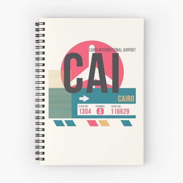 Item preview, Cairo (CAI) Airport Code Baggage Tag designed and sold by SLAG-Creative.