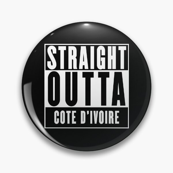 Item preview, Straight Outta Cote d'Ivoire designed and sold by RandomStuffShop.