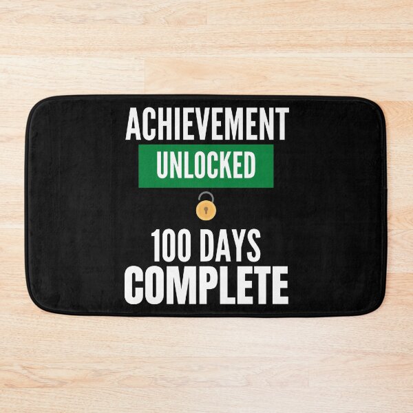 Item preview, Achievement Unlocked 100 Days Complete Funny 100th Day Of School Gift designed and sold by saadtraibiz.