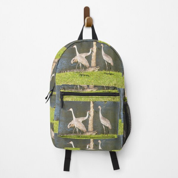 Item preview, Alligator surrounded by Sandhill cranes designed and sold by Zina Stromberg.