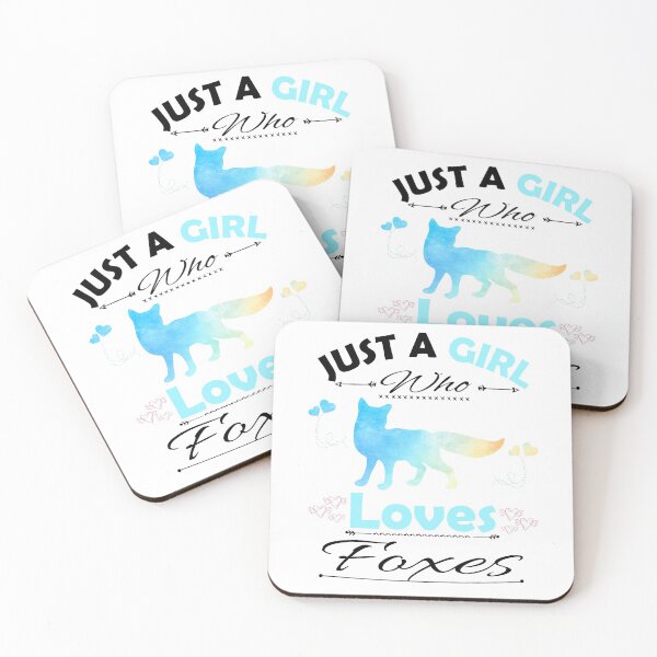 Item preview, Just A Girl Who Loves Foxes designed and sold by PRINTED ..