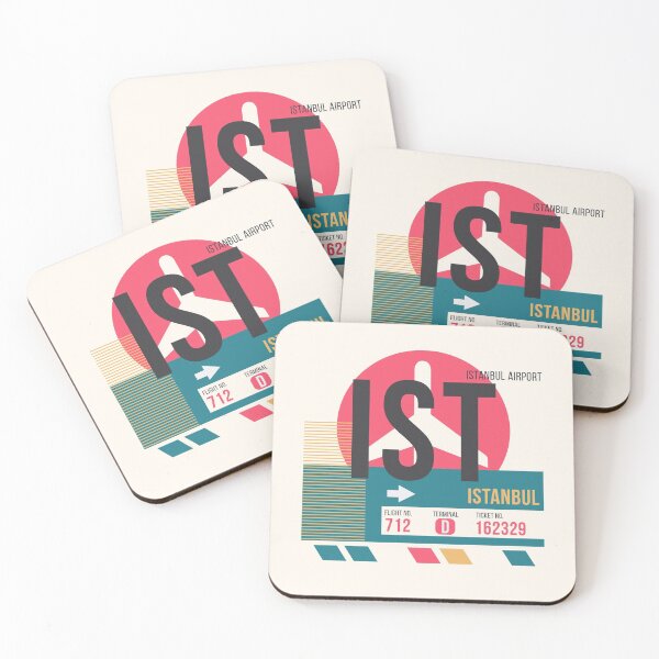 Item preview, Istanbul (IST) Airport Code Baggage Tag designed and sold by SLAG-Creative.