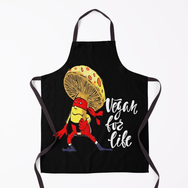Item preview, Vegan for Life Super Ninja Mushroom Mixed Martial Arts MMA Superhero designed and sold by ProjectX23.