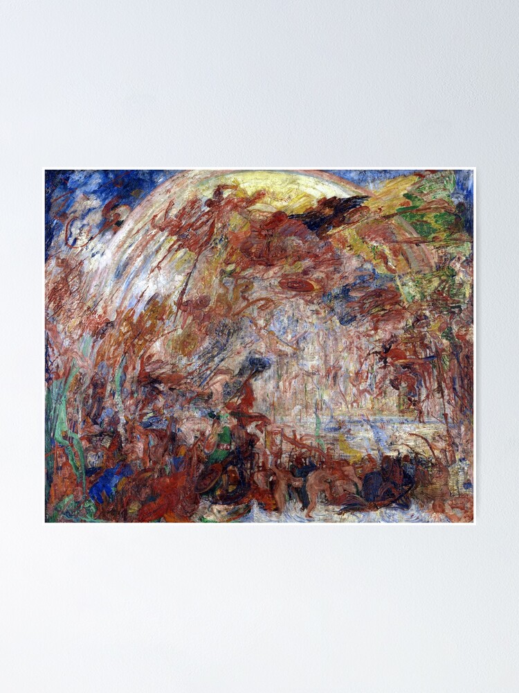 "James Ensor Fall of the Rebel Angels" Poster for Sale by pdgraphics