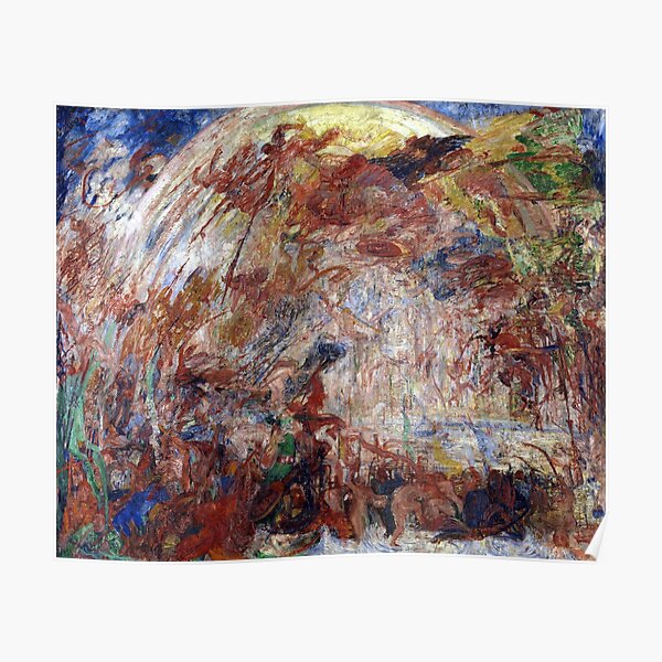 "James Ensor Fall of the Rebel Angels" Poster for Sale by pdgraphics