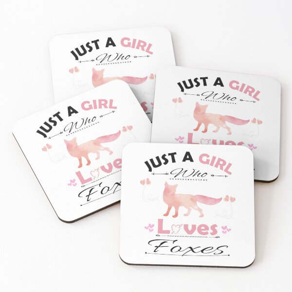 Item preview, Just A Girl Who Loves Foxes designed and sold by PRINTED ..