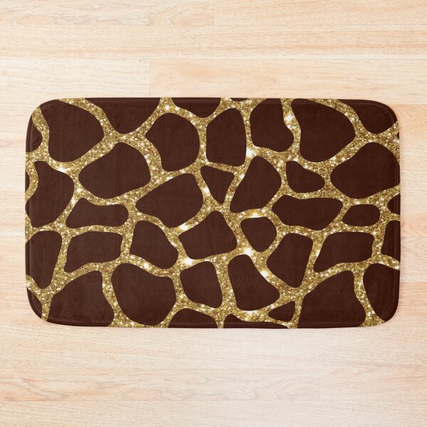 Item preview, Gold Glitter Giraffe Animal Print designed and sold by WOW TeesAndThings.