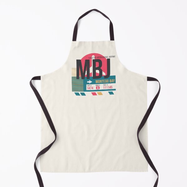 Item preview, Montego Bay (MBJ) Airport Code Baggage Tag designed and sold by SLAG-Creative.