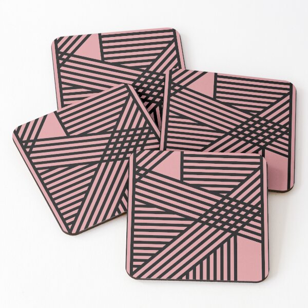 Item preview, Stripes - black and pink designed and sold by JRP Design.