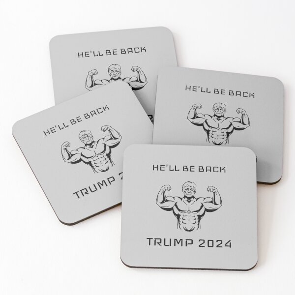 Item preview, He'll Be Back Trump 2024 designed and sold by liftdesign.