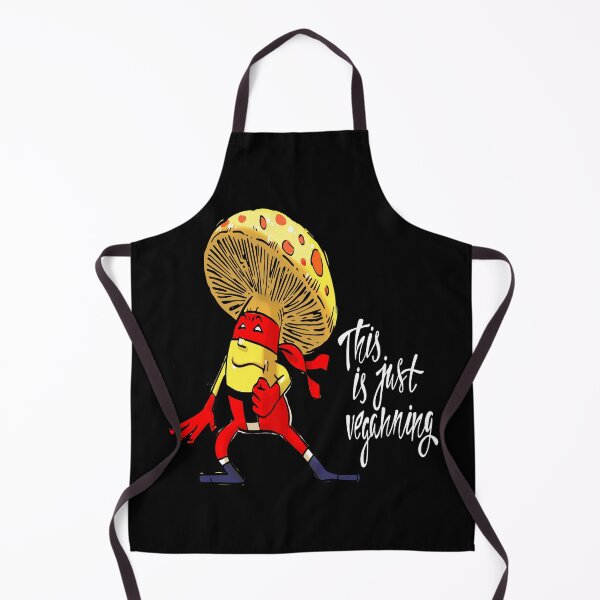 Item preview, This is Just Veganning Super Ninja Mushroom Mixed Martial Arts MMA Superhero designed and sold by ProjectX23.
