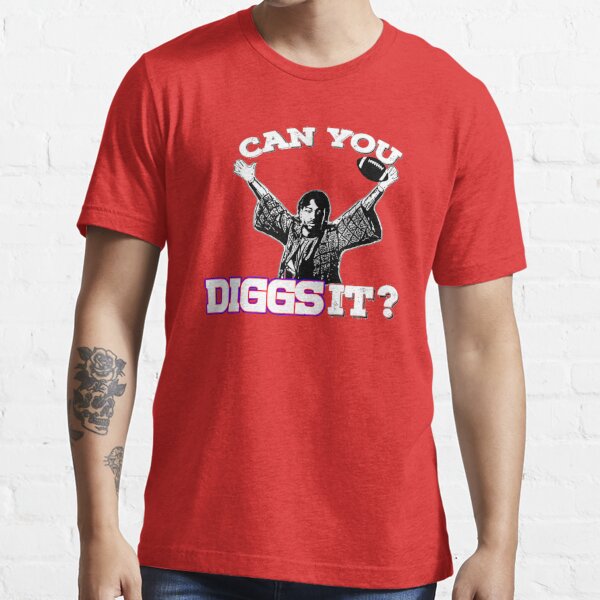 Men's Buffalo Bills Stefon Diggs Red Can You Digg It Player Graphic T-Shirt