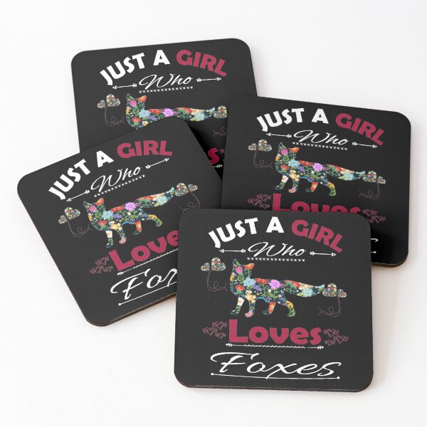Item preview, Just A Girl Who Loves Foxes designed and sold by PRINTED ..