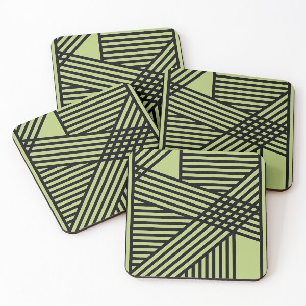 Item preview, Stripes - black and green designed and sold by JRP Design.