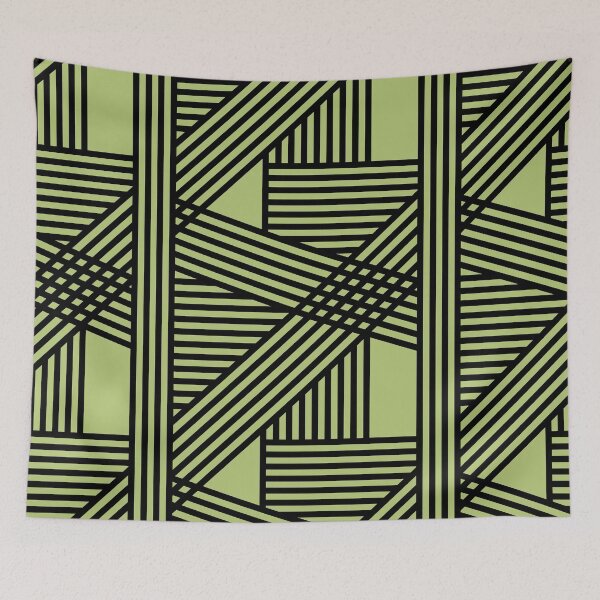 Item preview, Stripes - black and green designed and sold by JRP Design.