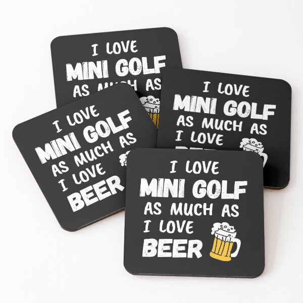 Item preview, I love mini golf as much as I love beer designed and sold by TheGreenGoat.