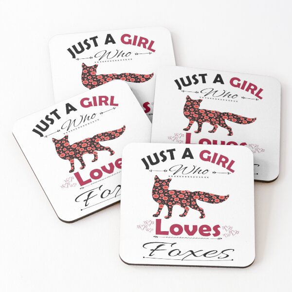 Item preview, Just A Girl Who Loves Foxes designed and sold by PRINTED ..