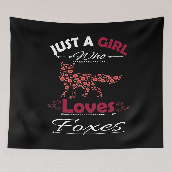 Item preview, Just A Girl Who Loves Foxes designed and sold by PRINTED ..