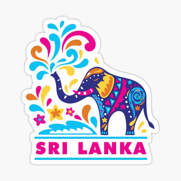 Sri Lanka - Elephant Sticker