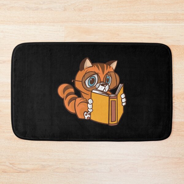 Item preview, Nerd Cat Reading A Book designed and sold by OnepixArt.