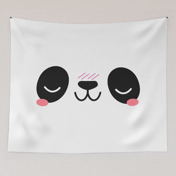 Item preview, Blushing Panda Face designed and sold by Hedda Young.