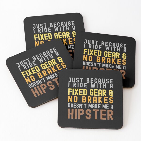 Item preview, Funny Fixie Hipster Cycling Quote designed and sold by CozyMarket.