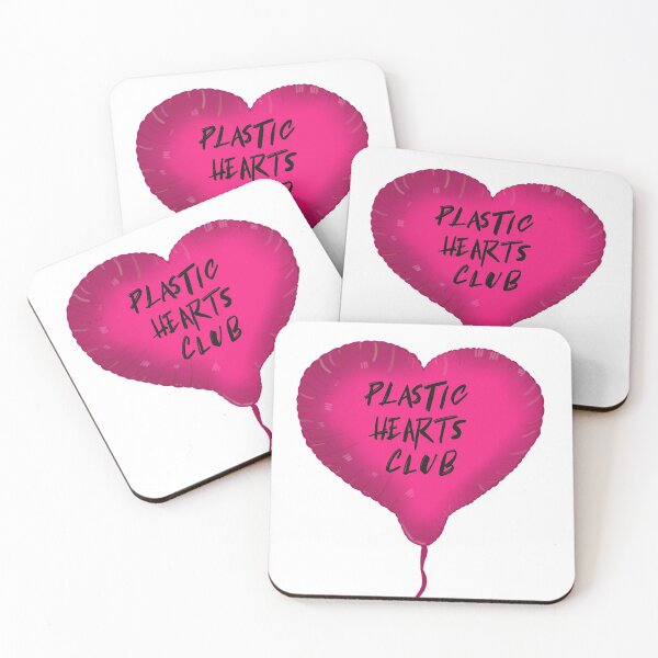 Item preview, Plastic hearts (black font) designed and sold by Drivendee.