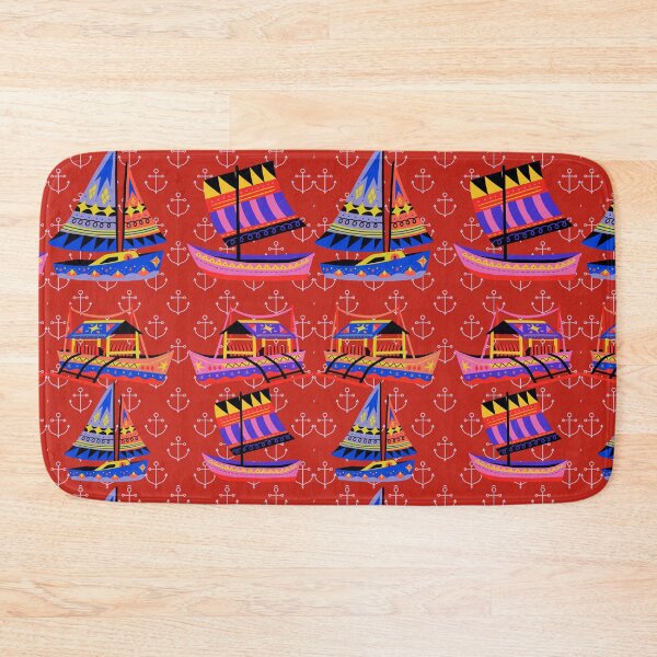 Item preview, Brigh Ferry Boat Scrub Cap and Anchor Pattern  designed and sold by wodra.