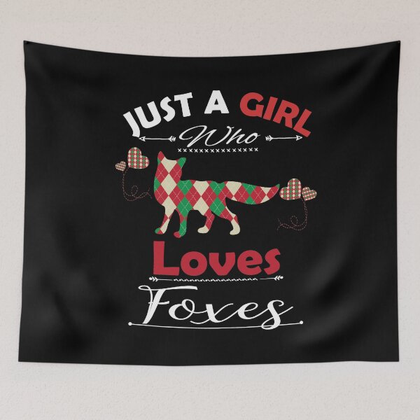 Item preview, Just A Girl Who Loves Foxes designed and sold by PRINTED ..