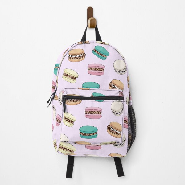 Item preview, Macaron with leopard cream seamless pattern designed and sold by pencilprincess studio.