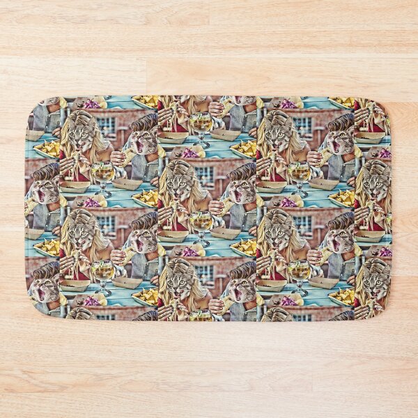 Item preview, All I Need is Love And Tacos - Funny Surreal Cats designed and sold by AnimalSociety.