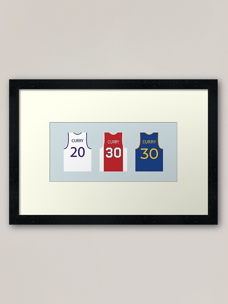 Steph Curry Jersey Canvas Print for Sale by WalkDesigns