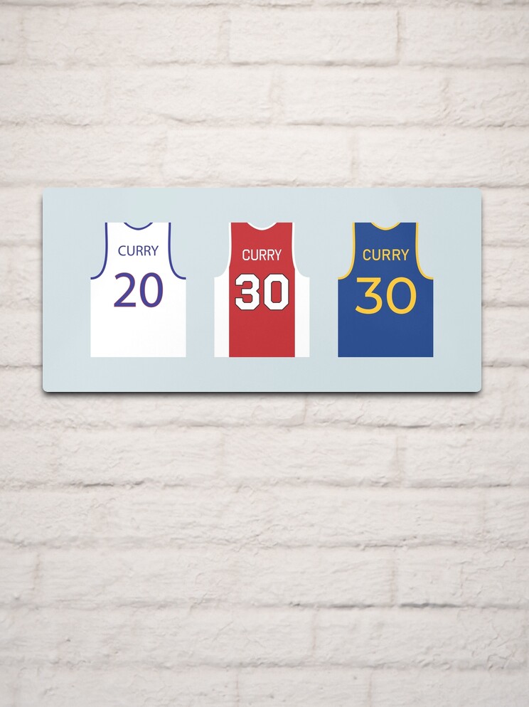 Steph Curry Jersey Poster for Sale by WalkDesigns