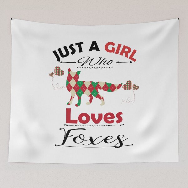 Item preview, Just A Girl Who Loves Foxes designed and sold by PRINTED ..