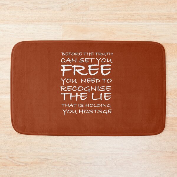 Item preview, Before the truth can set you free you need to recognise the lie that is holding you hostage. designed and sold by sourceoflife.