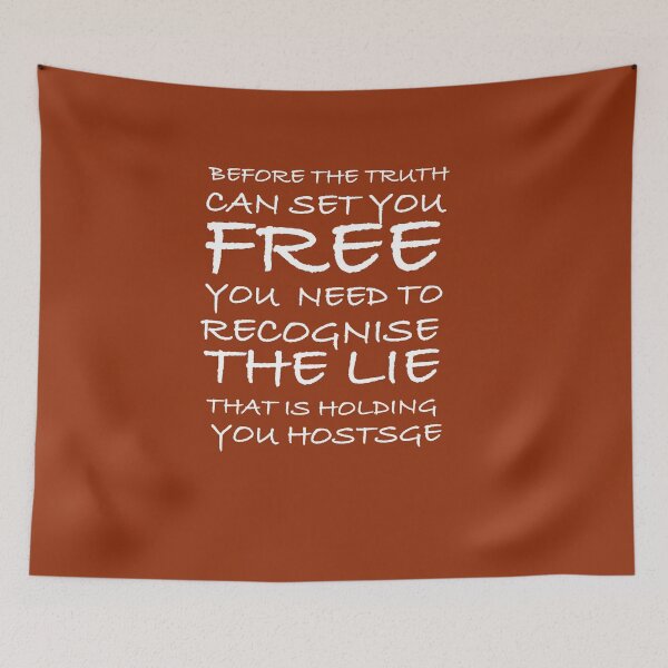 Item preview, Before the truth can set you free you need to recognise the lie that is holding you hostage. designed and sold by sourceoflife.