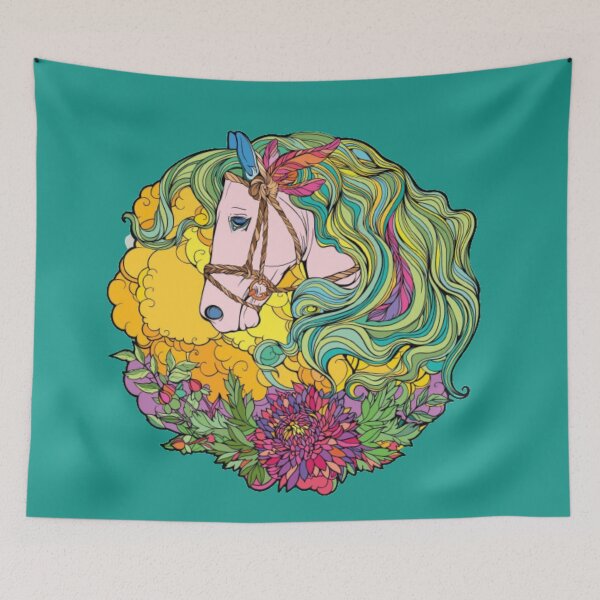 Item preview, The multicolored filly designed and sold by Karine Dupras.