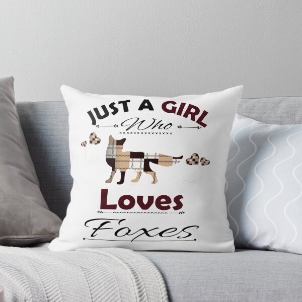 Item preview, Just A Girl Who Loves Foxes designed and sold by PRINTED ..
