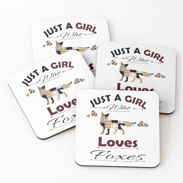 Item preview, Just A Girl Who Loves Foxes designed and sold by PRINTED ..