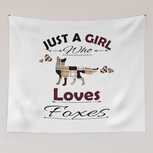 Item preview, Just A Girl Who Loves Foxes designed and sold by PRINTED ..