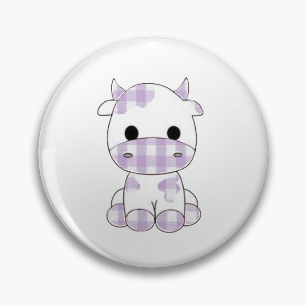Item preview, Purple Plaid Cow designed and sold by happydoodles3.