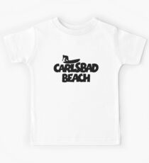 Carlsbad Beach Surfing Kids Tee