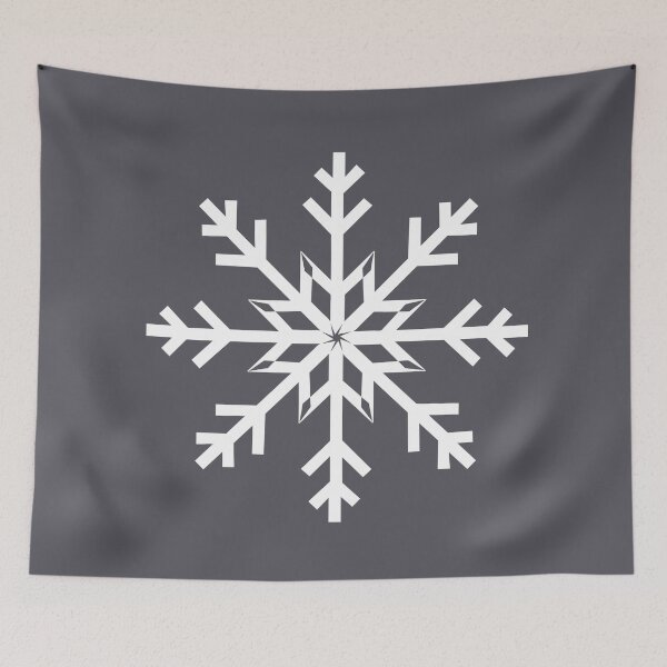 Item preview, Snowflake on Charcoal Gray   designed and sold by Sharon Schwalbe.